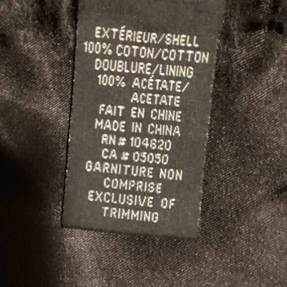 Jacob Women's Dark Brown Corduroy Coat With High Neck Lined Y2K Pockets - Picture 11 of 13